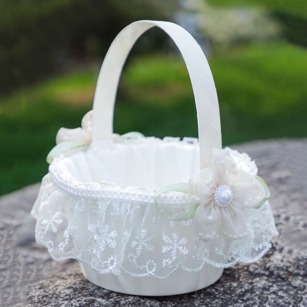 Tatlı Dantel Düğün Çiçek Sepet - Gardening Tools Girls incelemesi ve fiyatı