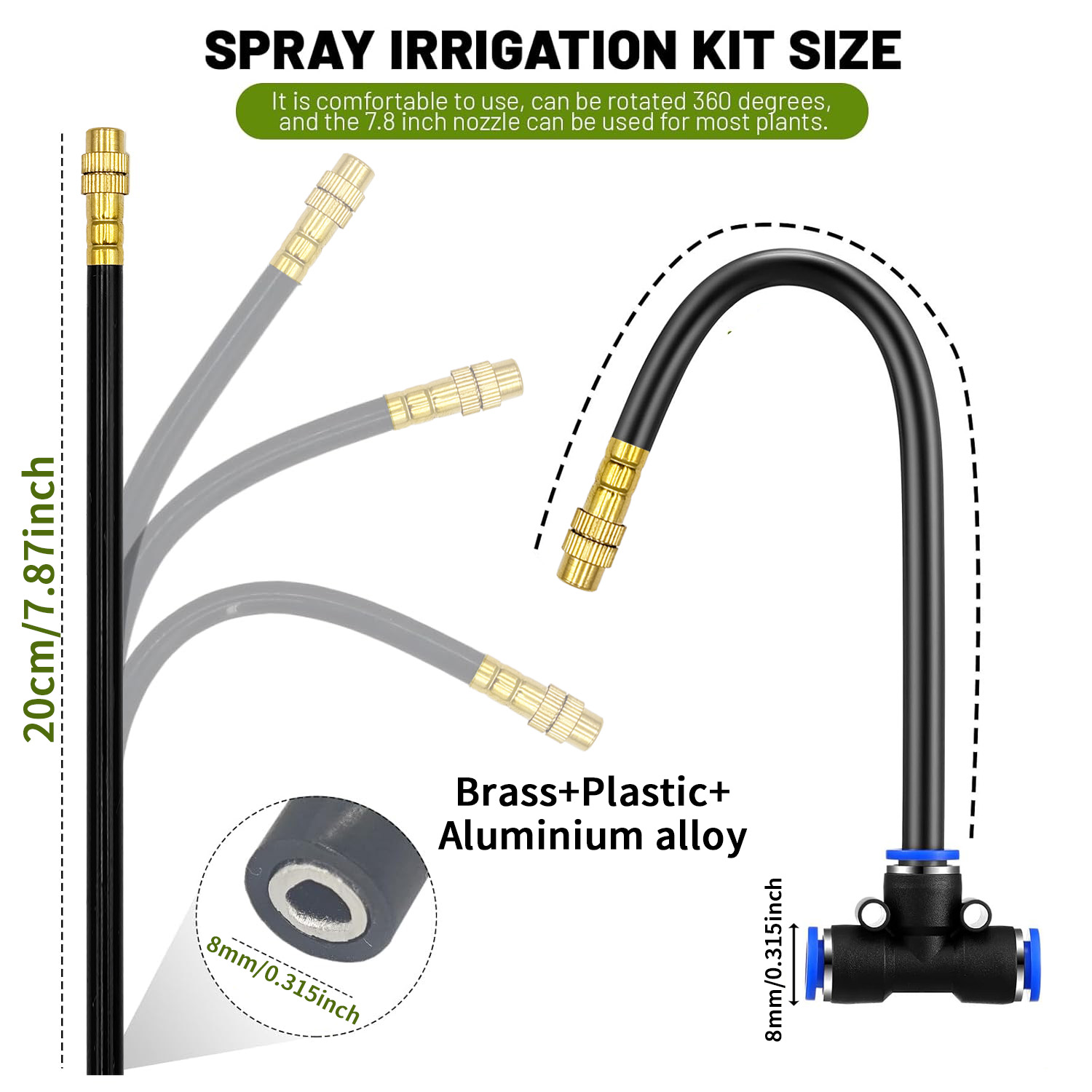 5/8mm PE Hortum Püskürtücü Set - Automatic Plant Waterer incelemesi ve fiyatı